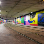 Massive new mural by Murone for Tram Barcelona